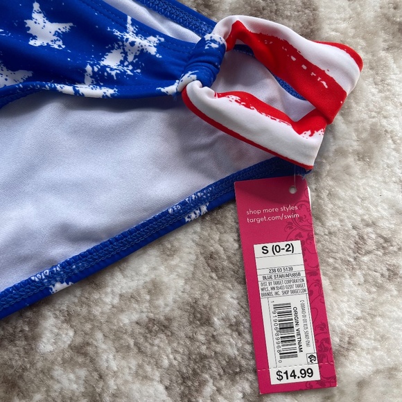 Xhilaration American Swim Bikini Bottom Sz S‎ NWT - Picture 4 of 7